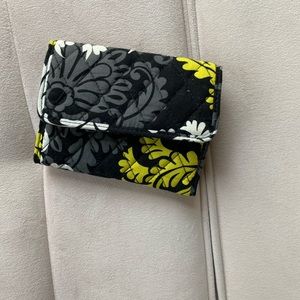 Small black Vera Bradley wallet